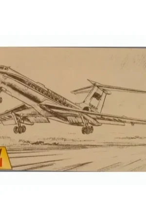 Tupolev Tu-134B Schaalmodel Beperkt Aanbod