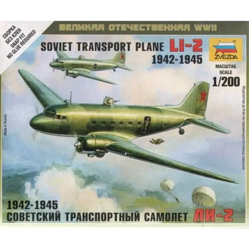 Soviet Li-2 Schaalmodel Direct Verzonden