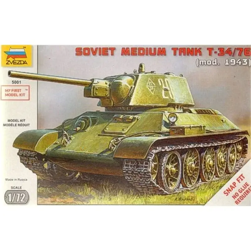 Soviet Medium Tank T-34/76 (Mod. 1943) Schaalmodel Goedkoop