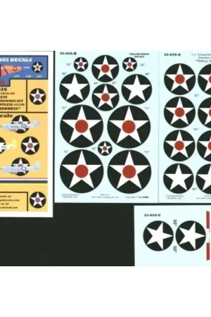 Sticker National Insignia and Rudder Bands for use on Dauntless No 2106 on YW32001 Decal Rechtstreeks Van De Fabrikant