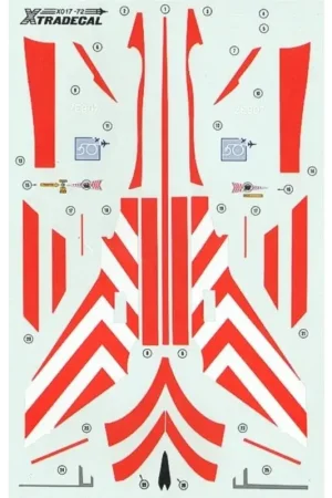 Beperkte Voorraad Sticker Panavia Tornado F.3 1990 (1) ZE907 65 Squadron/229OCU 50th Anniversary B of B display aircraft with red and white stripe
