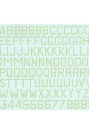 Gereduceerde Prijs Sticker Sky RAF 24 & 30 Code Letters (RAF codes/RAF code letters/RAF serial numbers)