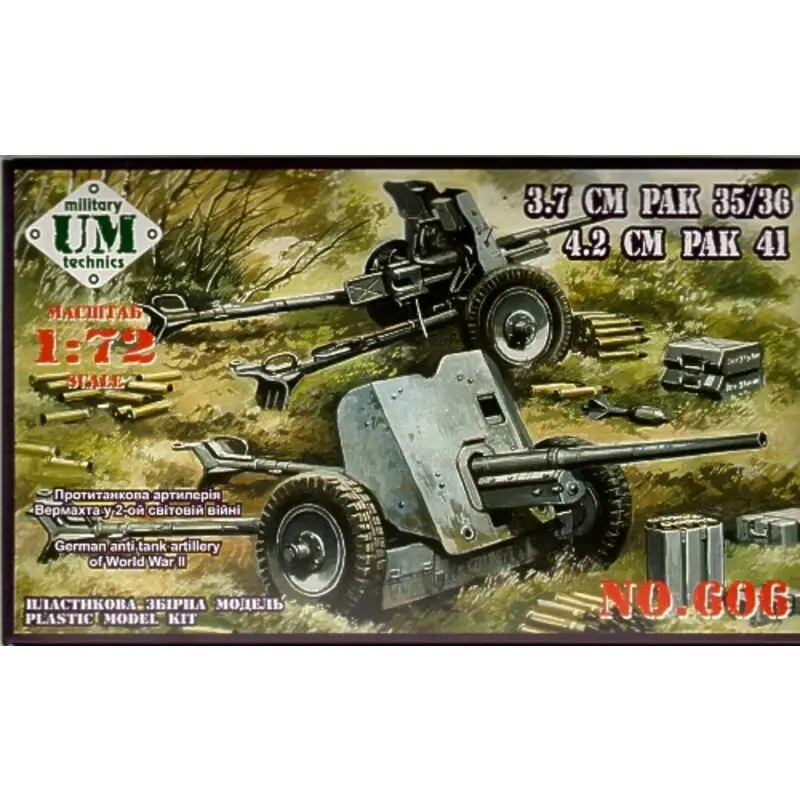 3.7cm PAK35/35 & 42cm PAK 41. .10. Schaalmodel Express Levering