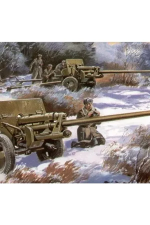 Veilige Betaling ZIS-3 57mm Soviet gun (ex SKIF) Schaalmodel