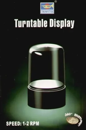 84mm x 47mm Turntable with 83mm dome (Requires 1 x 1.5v AA Battery) Vitrine Goedkoop