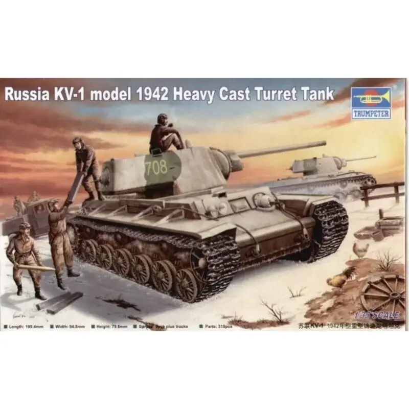 Actieprijs KV-1 Model 1942 Heavy Cast Turret Schaalmodel