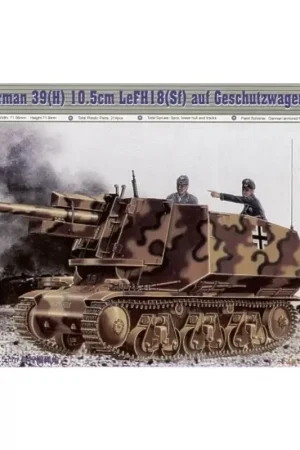 10.5cm LeFH (Sf) auf Geschutzwagen 39H(f) Schaalmodel Weekendaanbieding