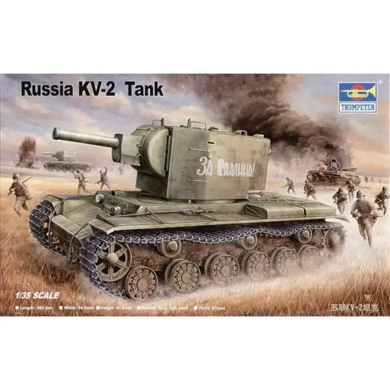 Soviet Tank KV-2 Schaalmodel Superprijs