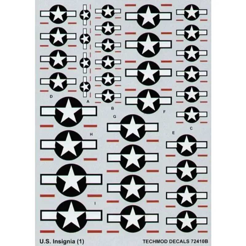 Sticker US National Insignia 1943 to current. 9 sizes 20 25 30 35 40 45 50 55 60. Optional red bars. Gratis Retour