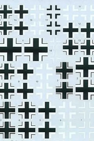Sticker Luftwaffe Balkenkreuze. Various sizes and styles Decal Hete Deal