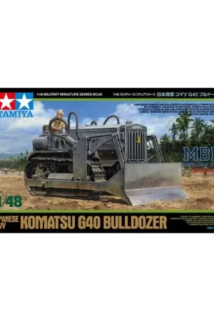 Japanese Nay Komatsu G40 Bulldozer Schaalmodel Premium