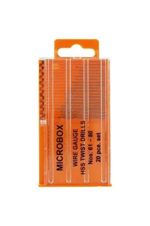 20 x Minidrill bits 0.3mm-1.6 Tijdelijk Beschikbaar