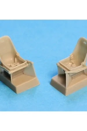 Messerschmitt Bf 109E seats with harness (toebehoren voor modelbouwsets van Academy Airfix Dragon Hasegawa and Tamiya) Betaalbaar