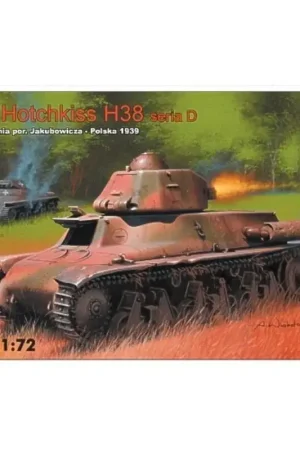 Hotchkiss H38 Series D Poland 1939 with 37mm SA18 gun Schaalmodel Tijdelijk Beschikbaar