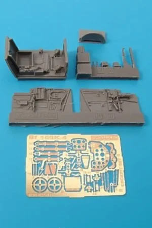 Aanbieding Messerschmitt Bf 109K cockpit set (new tool replaces AIRES 4855) (toebehoren voor modelbouwsets van Hasegawa)