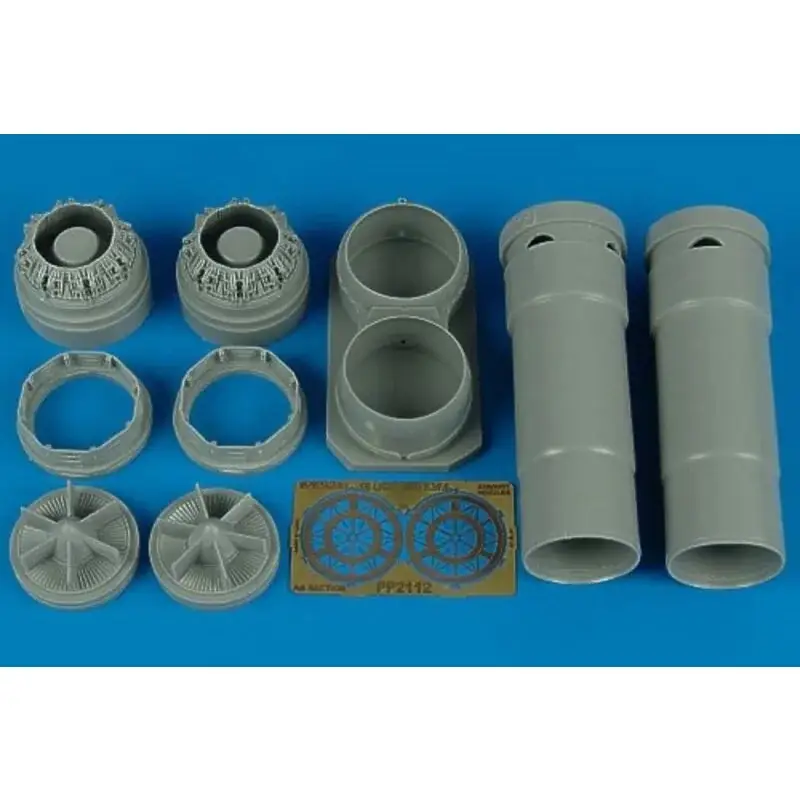 BAC/EE Lightning F.2/BAC/EE Lightning F.6 exhaust nozzles (toebehoren voor modelbouwsets van Trumpeter) Speciale Aanbieding