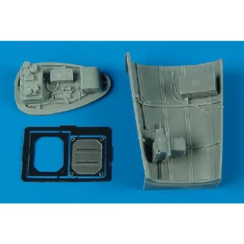 Actieprijs Messerschmitt Bf 109G radio equipment late version (toebehoren voor modelbouwsets van Hasegawa)