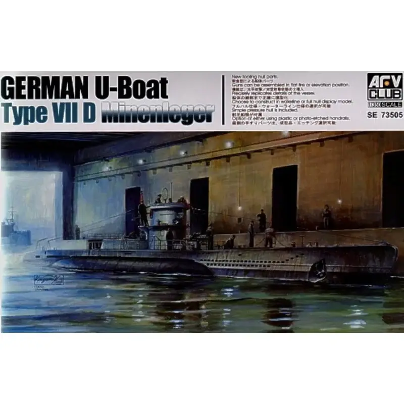 Veilige Betaling U-Boat Type VII D Minenleger U Boat Schaalmodel