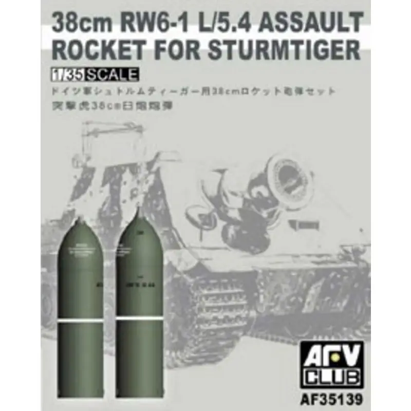 38CM RW6-1 L/5.4 Assault Rocket For Sturmtiger Accessoire Koop Online