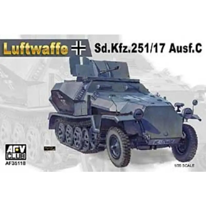 Favoriet Sd.Kfz.251/17 Ausf.C Schaalmodel