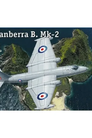 Exclusieve Aanbieding BAC/EE Canberra Mk.2. Decals RAF WH-725 Luftwaffe D-9566 Schaalmodel