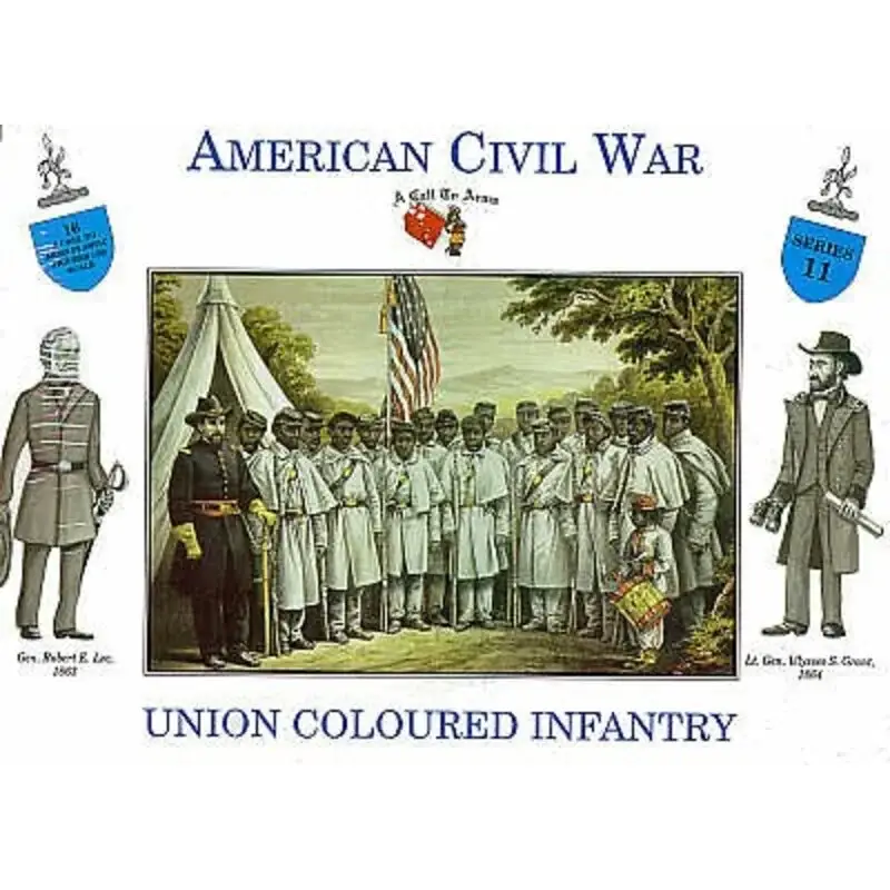 Coloured Union Infantry 16 figures Figuren Goedkoop