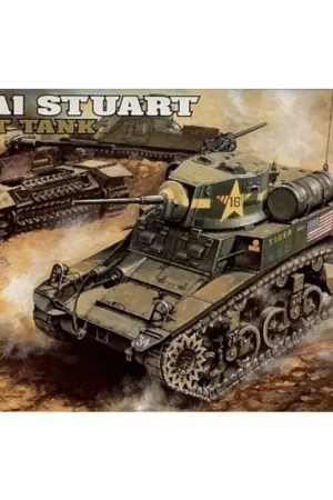 Shop Nu US M3A1 Stuart with Interior Schaalmodel
