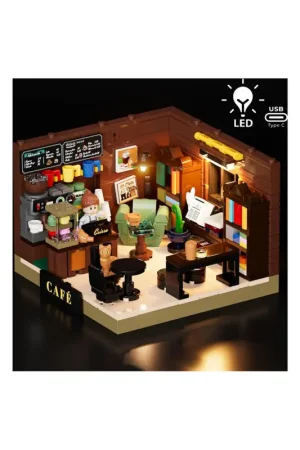 Weekendaanbieding Lumibricks Town Life 15018 Book-Cafe Box