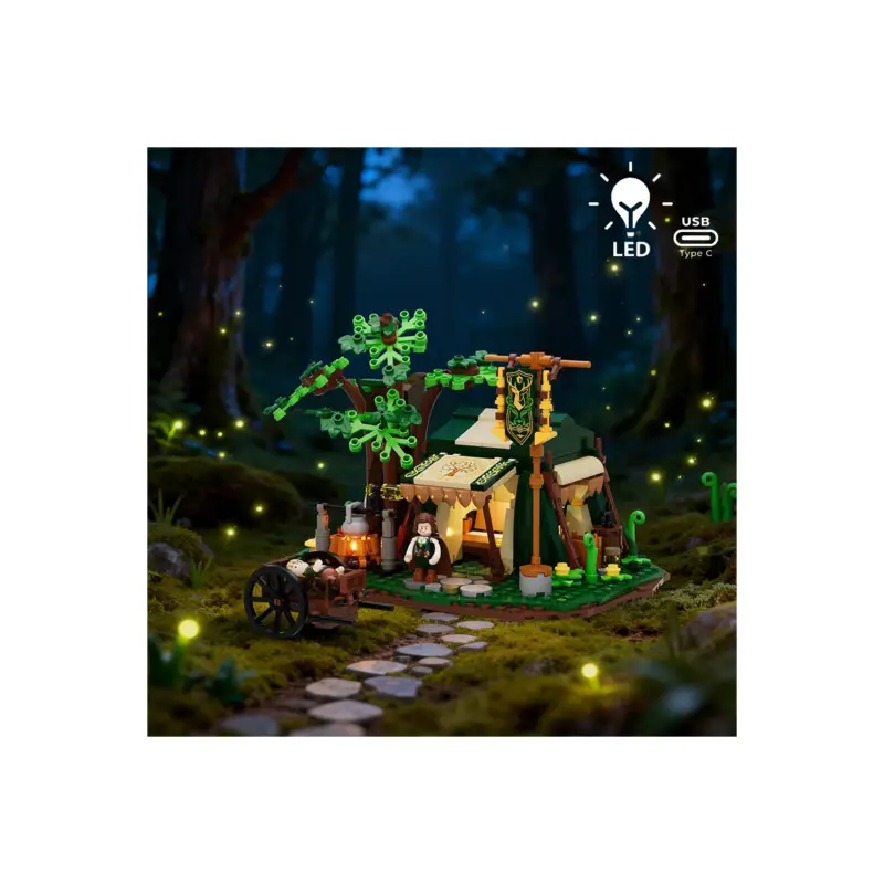 Favoriet Lumibricks Middle Ages 12014 Ranger Camp