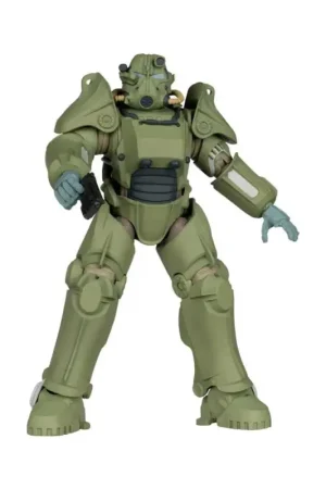 Direct Beschikbaar Fallout 76 Gaming Edition Figure T-45 Military Armor (Red Platinum Edition) 20 cm Action figure