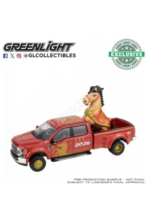 Populair 2022 ford f-450 "chinese zodiac sign 2026 - year of the horse" with accessories and box + display case
