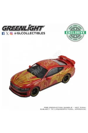 Ford mustang dark horse "chinese zodiac sign 2026 - year of the horse" Miniatuur Meest Verkocht