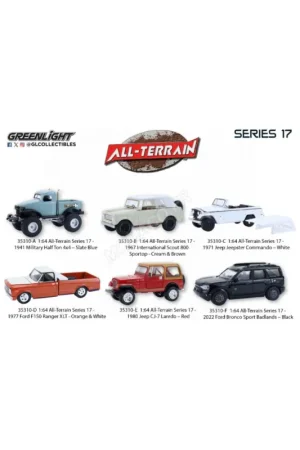 Lage Kosten 6-piece set: all terrain collection - series 17 Miniatuur