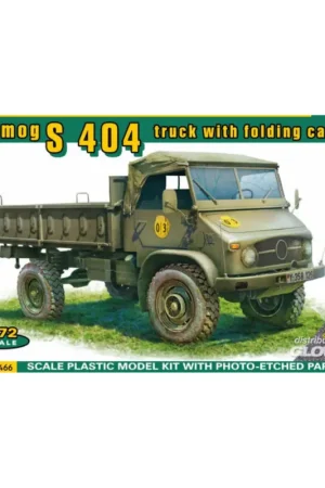 Unimog S 404 truck with folding cab top Schaalmodel Exclusieve Aanbieding