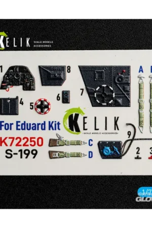 S-199 - interior 3D decals for Eduard Lage Prijs