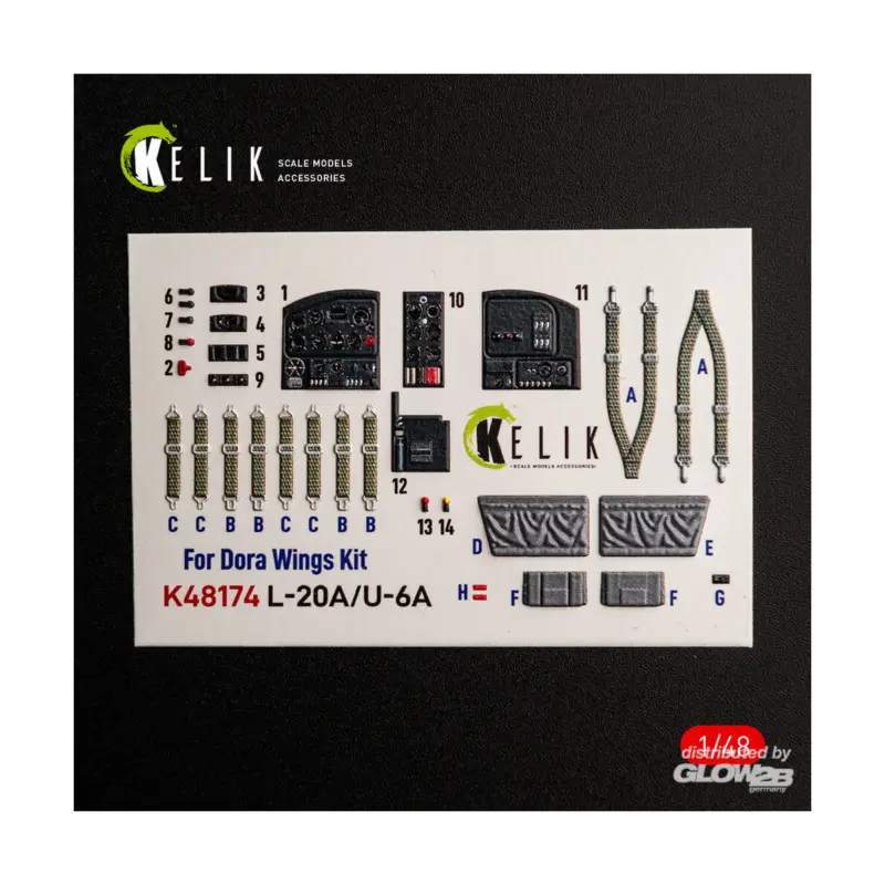 L-20A/U-6A - type 1 interior 3D decals for Dora Wings Goedkoop