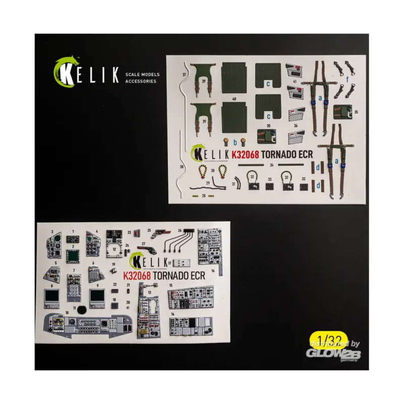 TORNADO ECR - interior 3D decals for Revell Populair