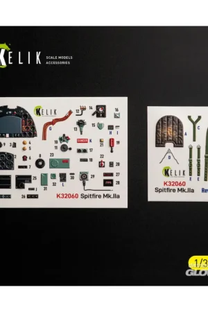 Aanbieding Spitfire Mk.IIa - interior 3D decals for Revell
