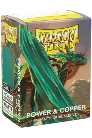 100 Dragon Shield Matte : Power & Copper (10) Weekendaanbieding