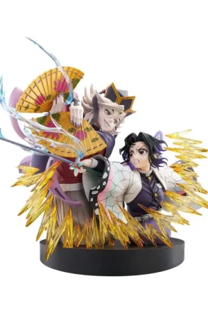 Flitsaanbieding Demon Slayer: Kimetsu no Yaiba pack 2 PVC figures Shinobu Kocho & Doma 18 cm Figuurtje