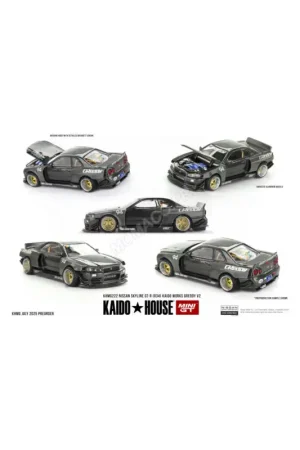 Nissan skyline gt-r (r34) kaido works greddy v2 1999 Miniatuur Exclusieve Aanbieding