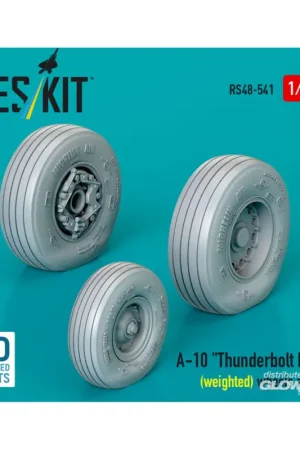 A-10 Thunderbolt II (weighted) wheels set (3D Printed) Lage Kosten