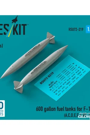 600 gallon fuel tanks for F-111 (A,C,D,E,F & EF-111) (2 pcs) (3D Printed) Beste Prijs