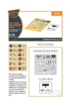A5M Claude (all versions) PE parts for CP kits CP720016/CP72008/CP72009/CP72010 Koop Online
