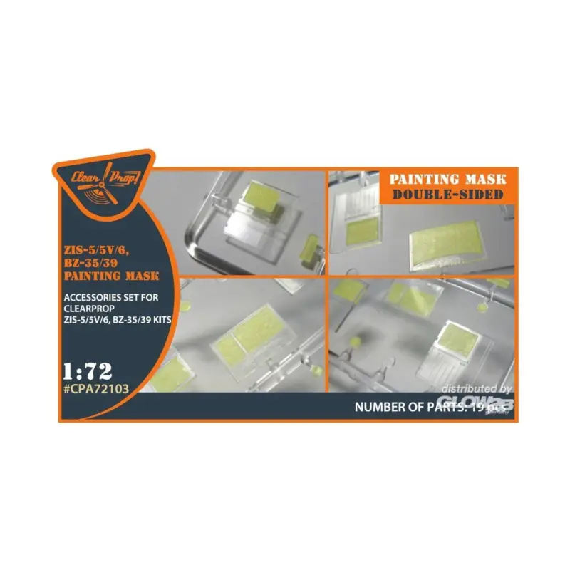 ZiS-5/5V/6/BZ35/39 painting mask for CP kits Tijdelijk Beschikbaar