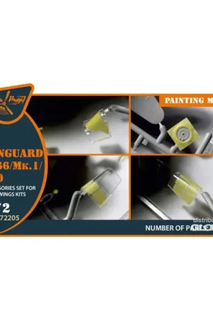 Vanguard P-66/Mk.1/J10 painting mask for Dora Wings kit Lage Kosten