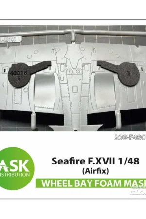 Must-Have Seafire F.XVII FOAM flexibel wheel bay mask for Airfix