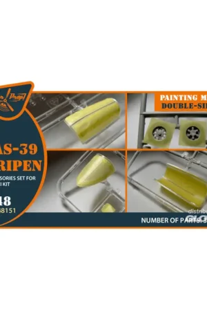 Alleen Vandaag JAS 39 Gripen double-sided painting mask for Italeri