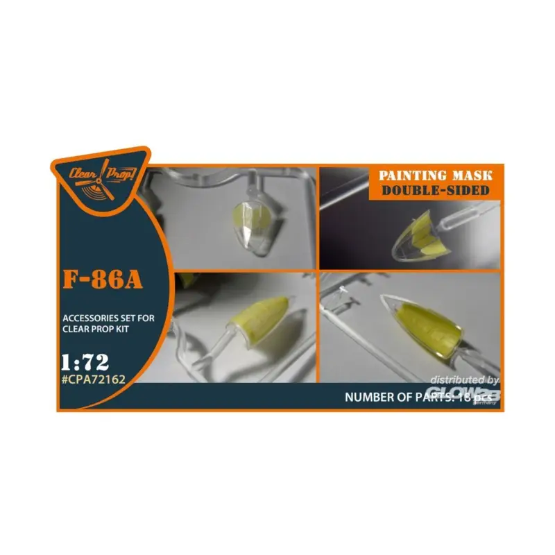F-86A double-sided painting mask for CP kits Betaalbaar