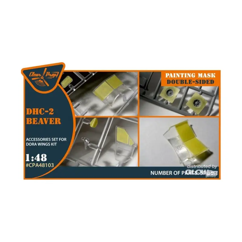 DHC-2 Beaver double-sided painting mask for Dora Wings kit Superprijs